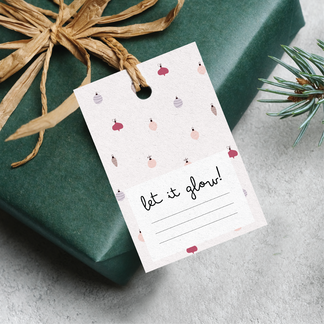 Printable Holiday Skincare Gift Tags
