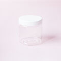 4 oz Clear Jar with White Cap - 1 (Kit Item)