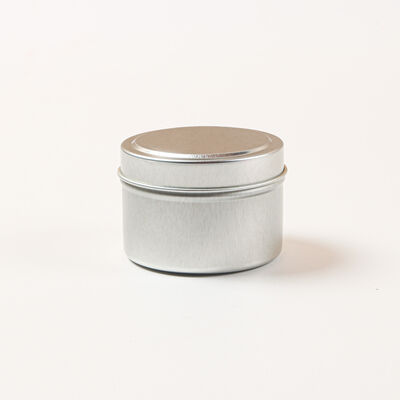 Silver Candle Tins