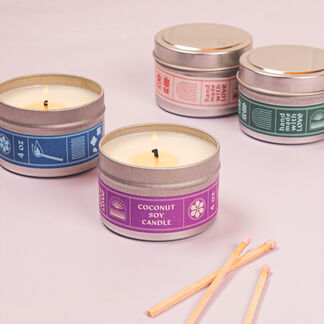 Vanilla Sandalwood Candle Starter Kit