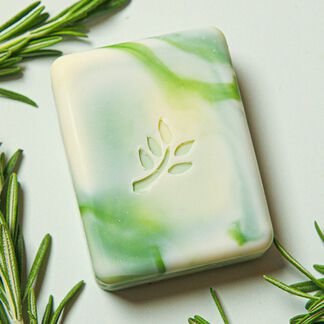 Rosemary Swirl Soap Project