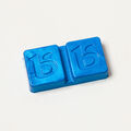 Mini Caribbean Blue Color Block - 2 Blocks