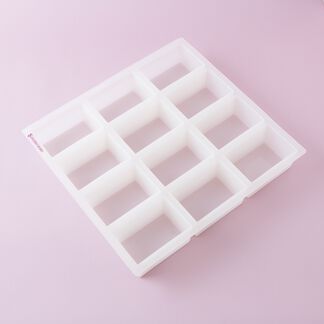 12 Cavity Rectangle Batch Silicone Mold