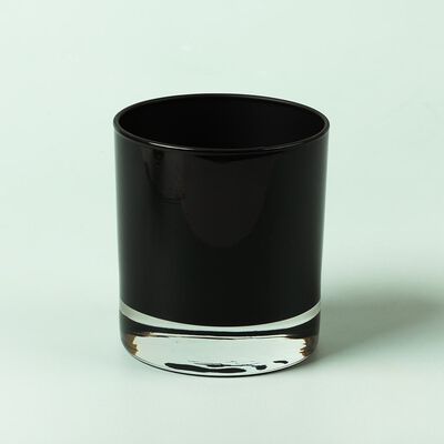 DISCONTINUED - Black Glossy Candle Jar