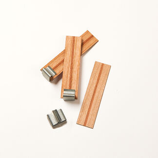 Short Wide Wooden Wick