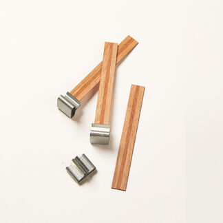 Short Narrow Wooden Wick