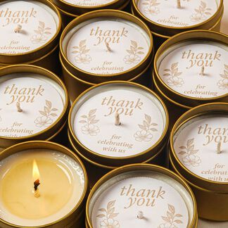 Wedding Favor Candle Project