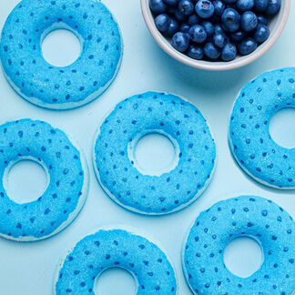 Blueberry Donut Bath Bomb Project