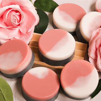 Rose Clay and Charcoal Spa Bars