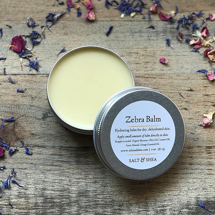 salt and shea zebra balm