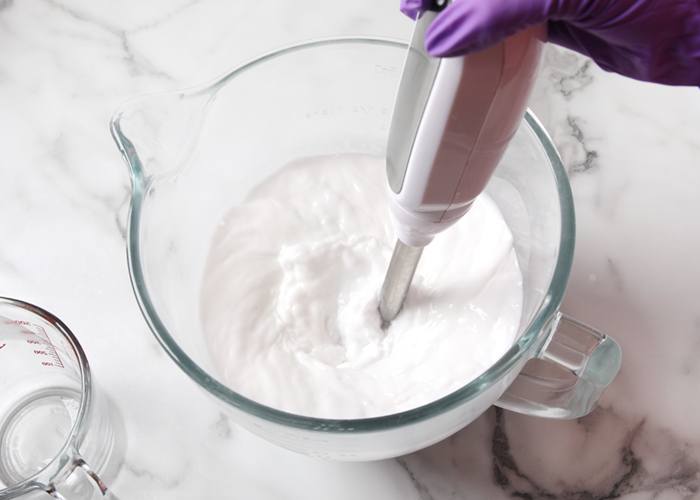 emulsifying oil and water to create
                lotion