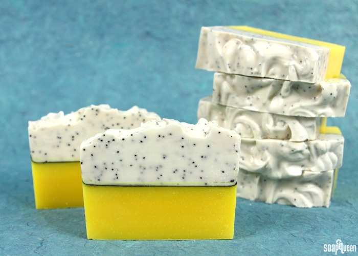 lemon poppy seed cold process soap |
bramble berry
