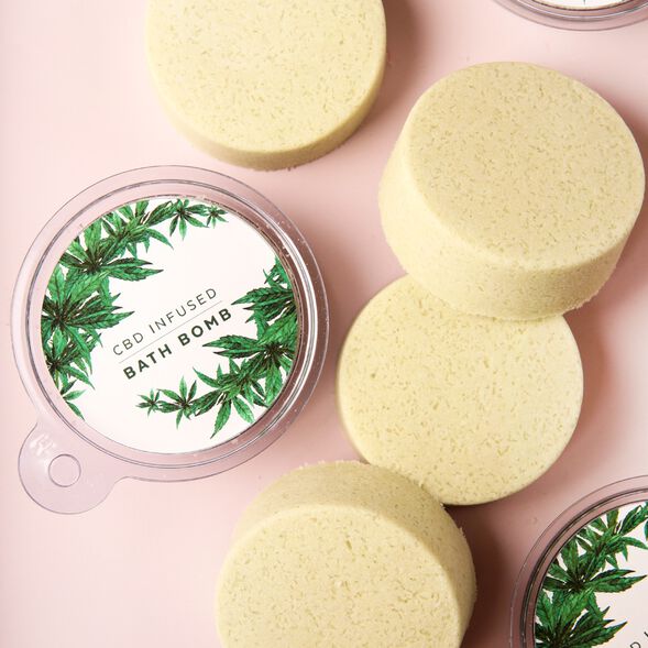 cbd bath bombs in disk mold | bramble
                berry