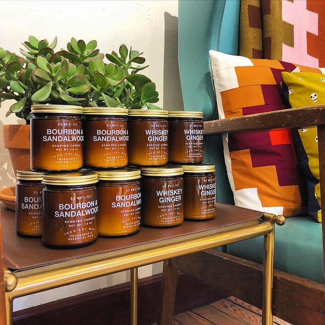 boozy candles by big white yeti | bramble berry