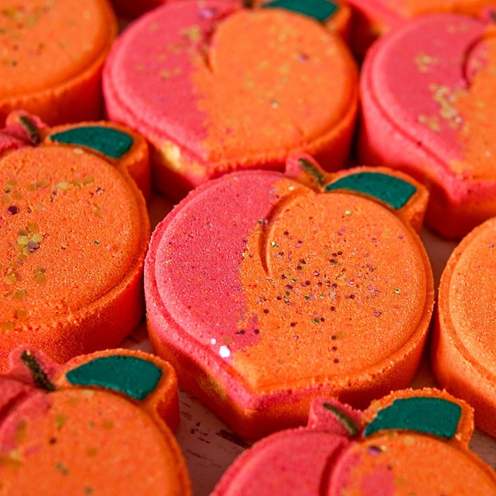 Peach Bath Bomb from Sweet Home Soaps