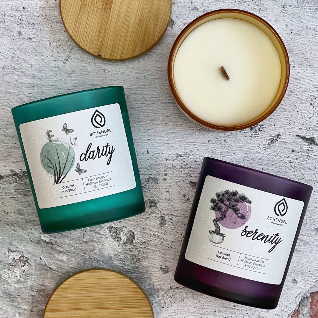 schendel
                home scents clarity and serenity candles | bramble berry