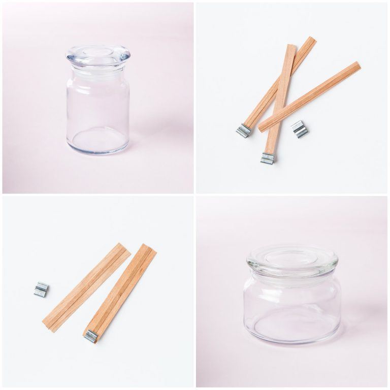 candle jars
and wicks | bramble berry