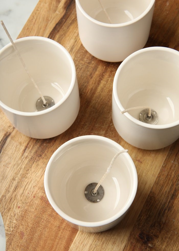 Empty candle
                jars