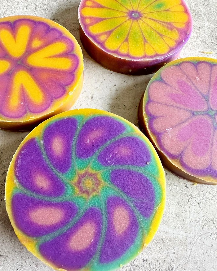 Coastside Creations kaleidoscope soap
