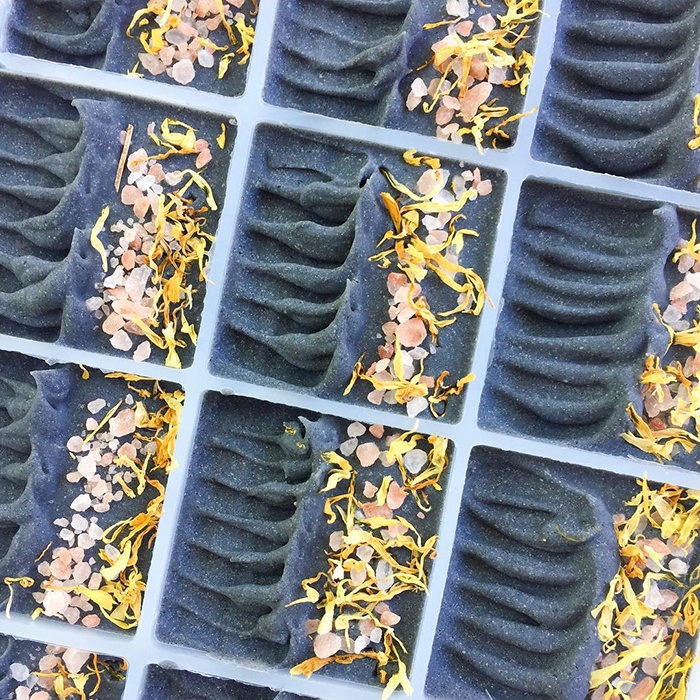 charcoal soap by pottermade soap