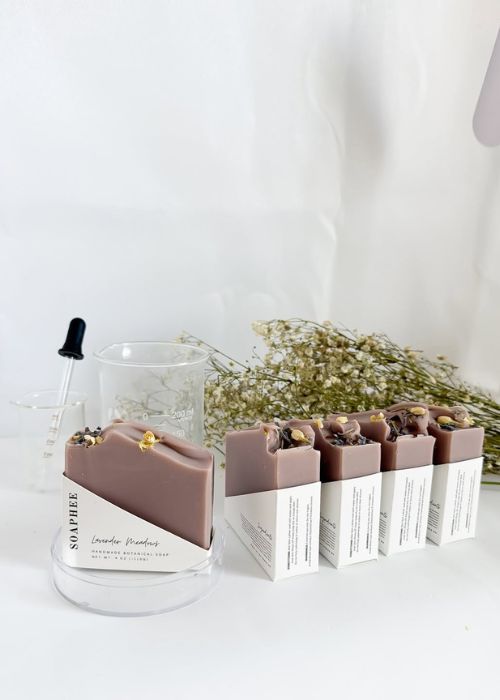 crisp apple rose soap by ophelia's soapery