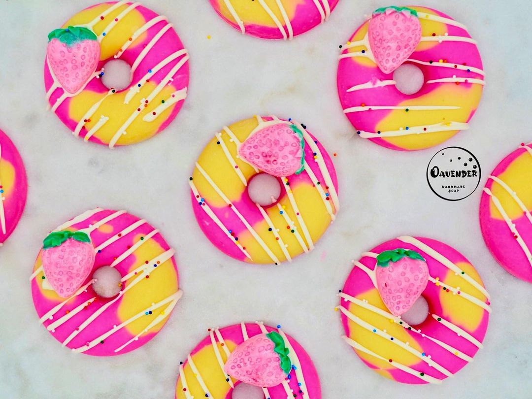 oavender
                strawberry donut soap | bramble berry