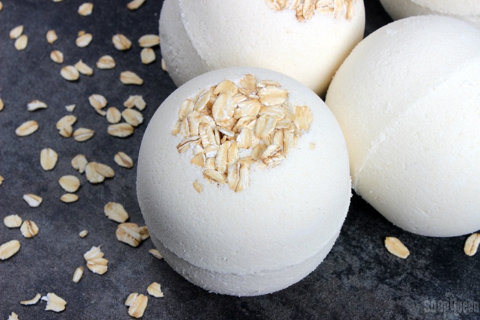 Oatmeal bath bombs | bramble berry