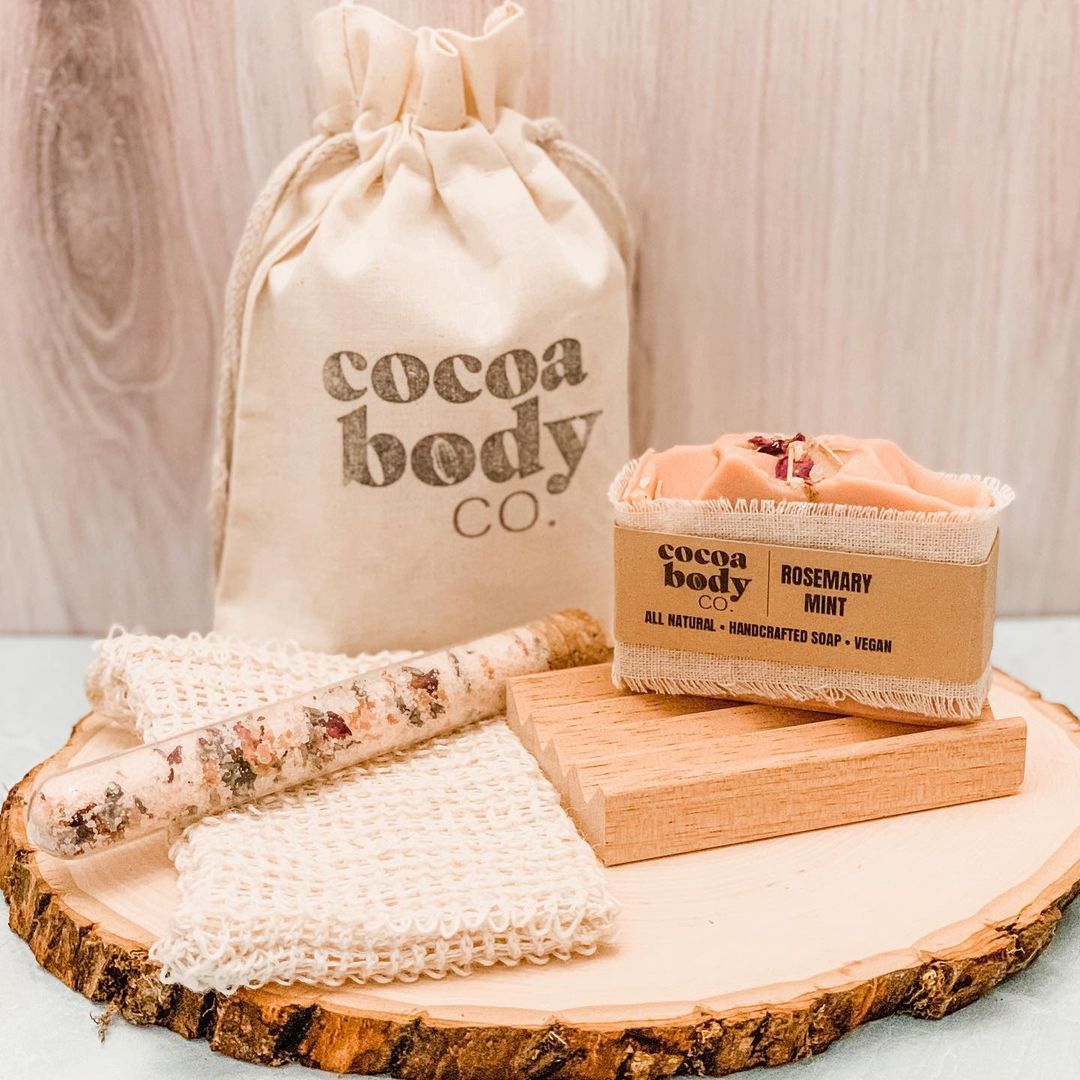 spa gift
                set by cocoa body co | bramble berry