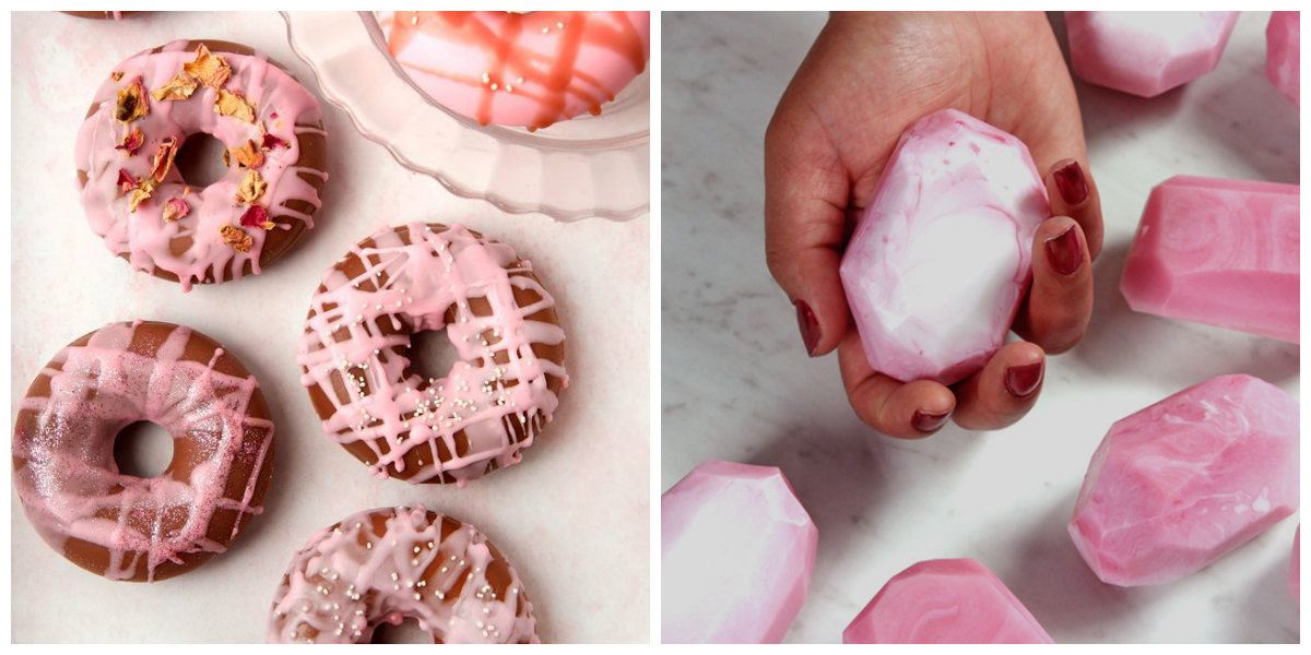 pink melt and pour soap | bramble berry