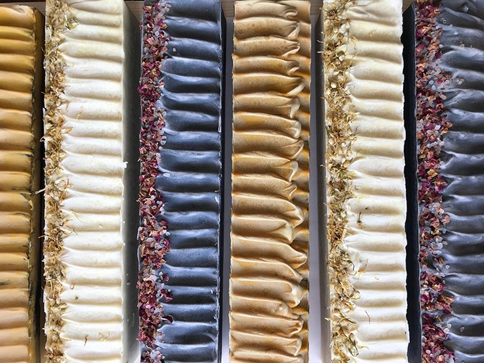salt and shea soap