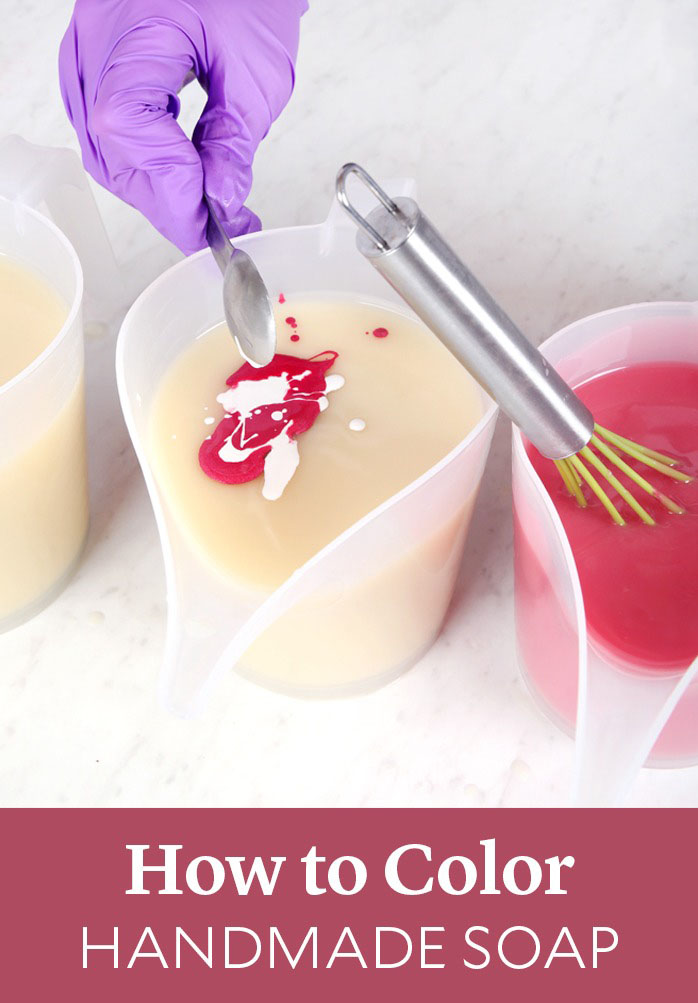 how
to color handmade soap | bramble berry