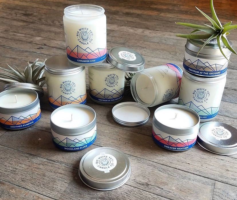 big white yeti candles | bramble berry
