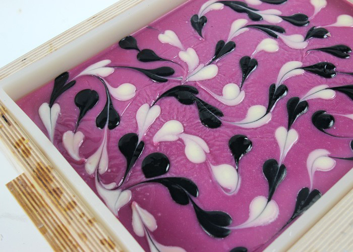uneven top on overheated soap | bramble
berry