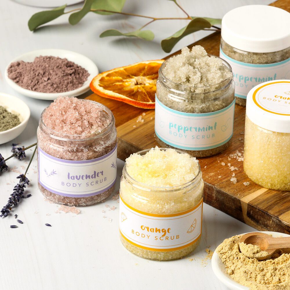 natural salt
scrub kit | bramble berry
