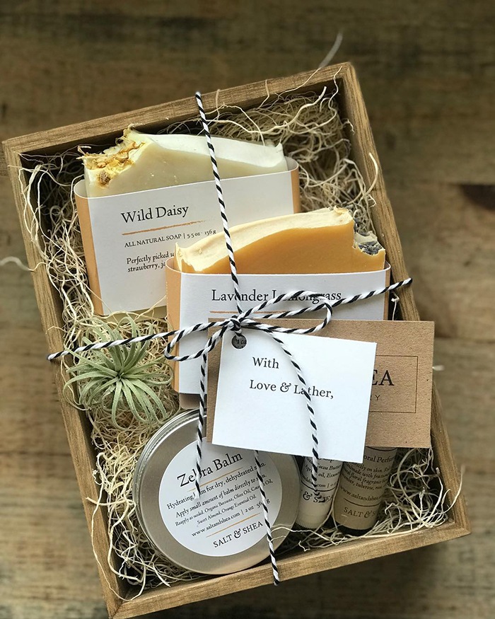 salt and shea birthday box