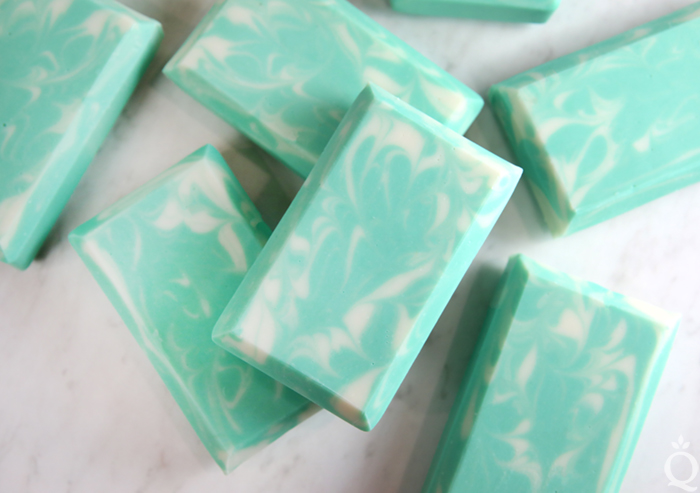swirled cold process soap | brambleberry
