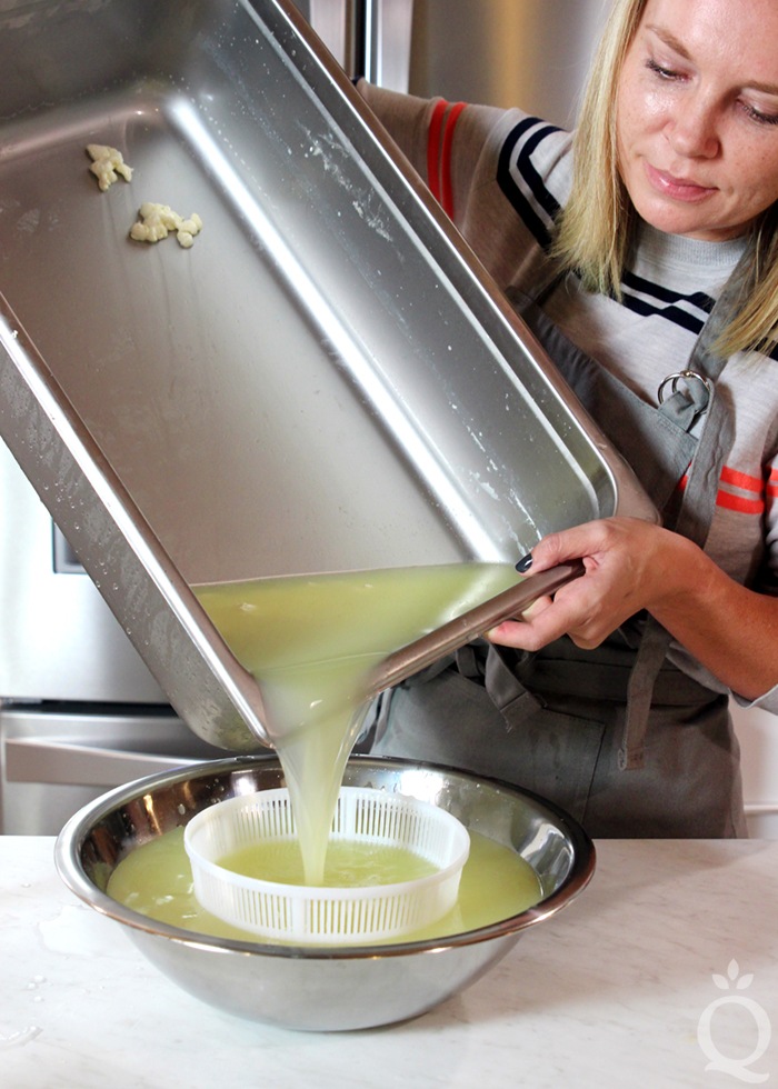 anne marie pouring whey
