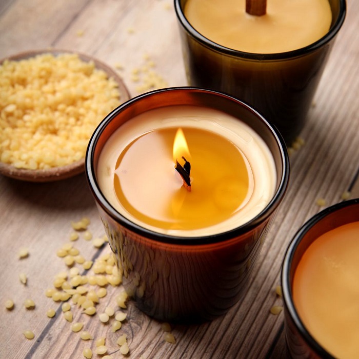 Hickory Suede Candle Project Hickory
Suede candles burning