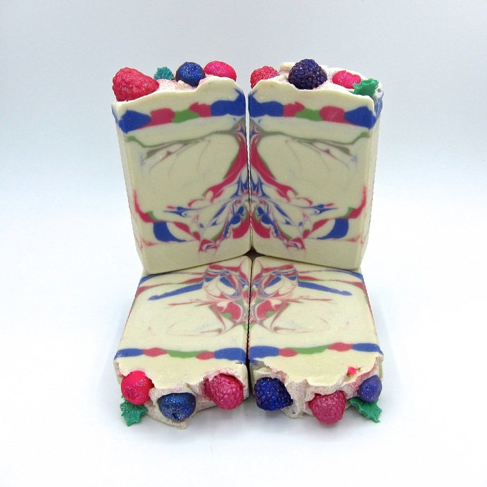 frosted
berry soap by owl natural soaps