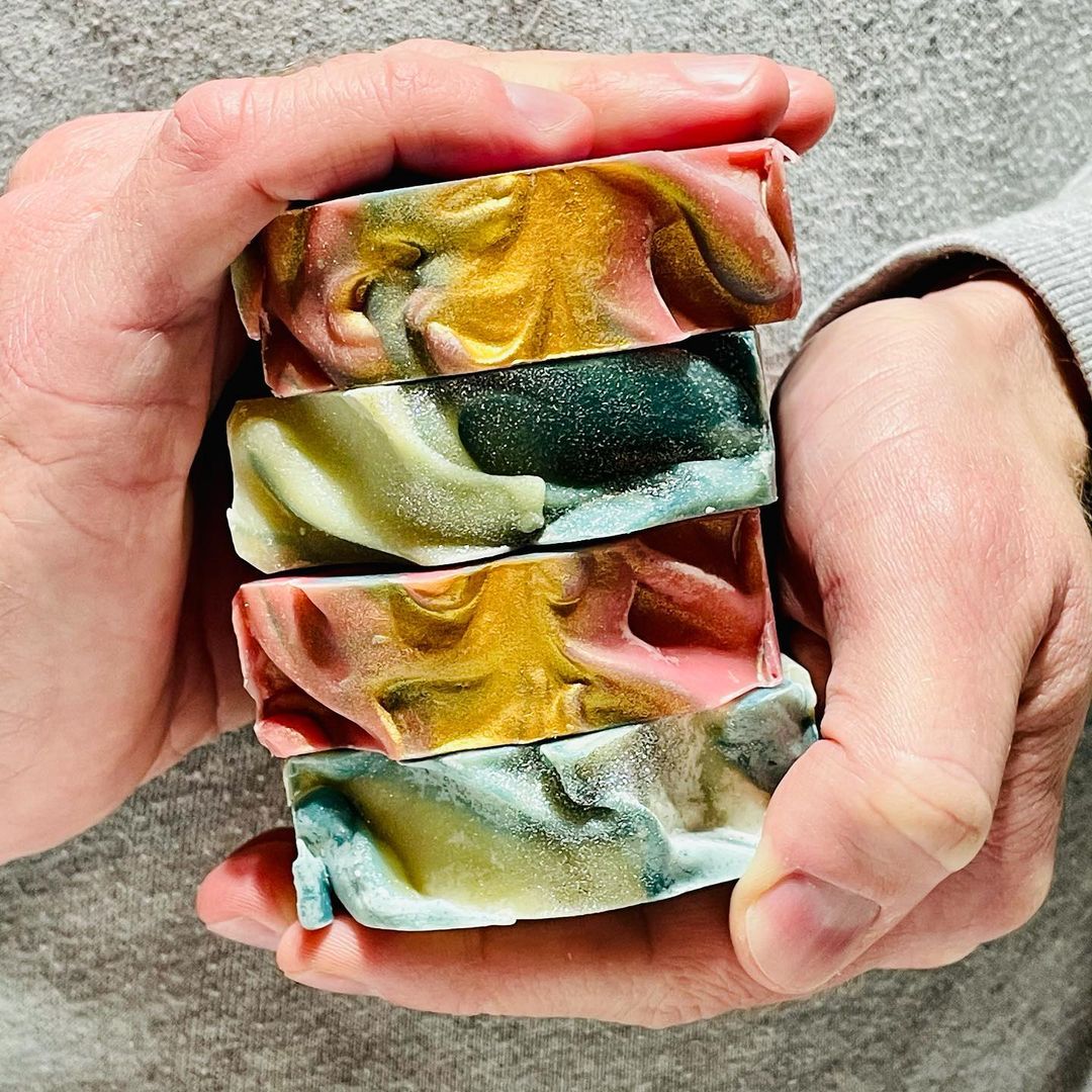 soap tops by
                bittersweet soap works