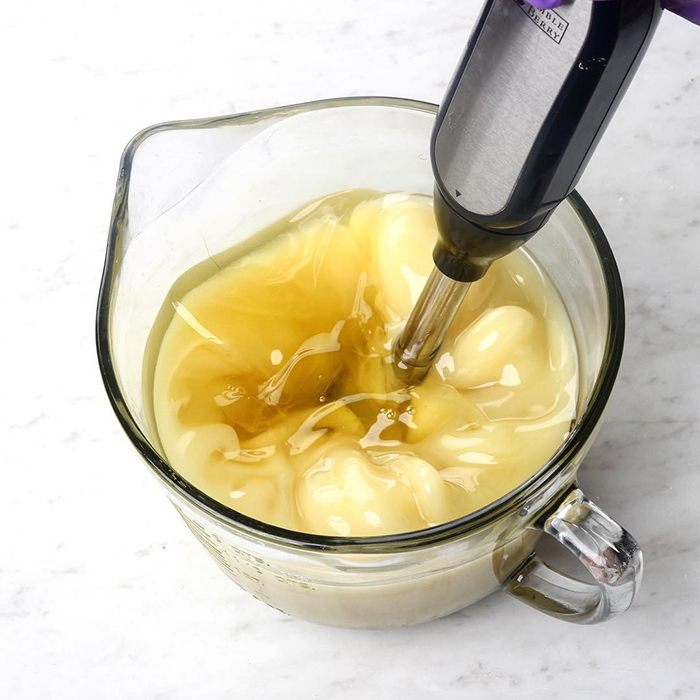 emulsifying oils and lye to make soap |                bramble berry