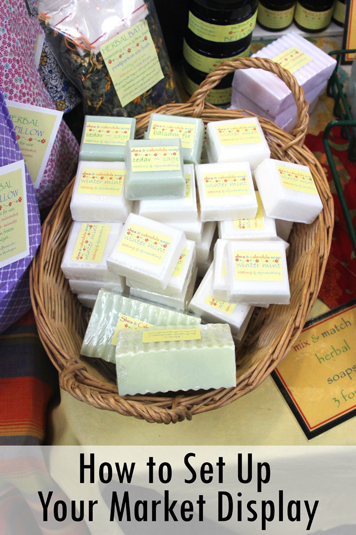 how
                to set up your market display | Bramble Berry
