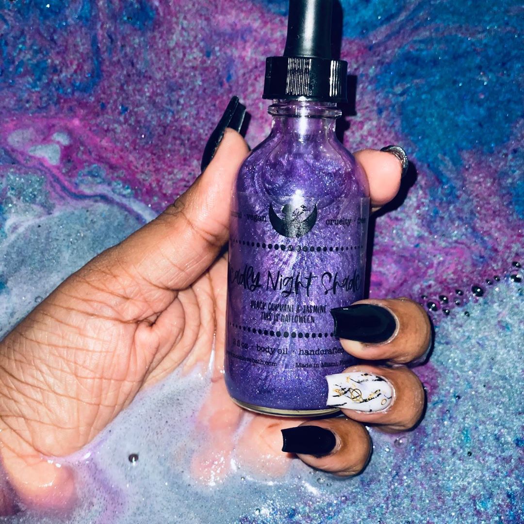 body oil by moon love bath