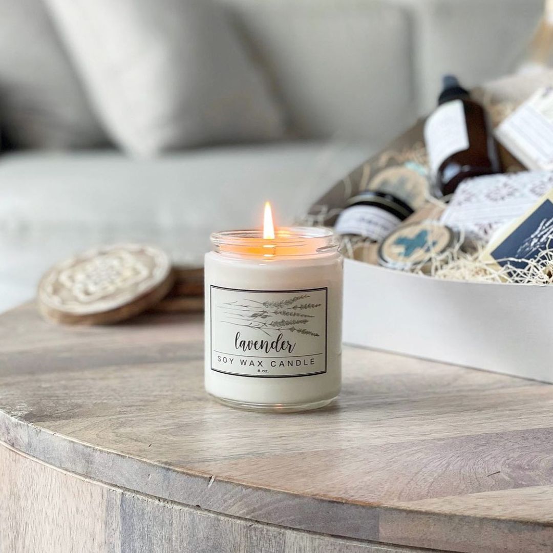 lavender candle by the little flower soap co | bramble berry
