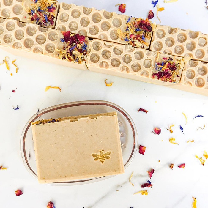 wildflower honey soap by pottermade soap