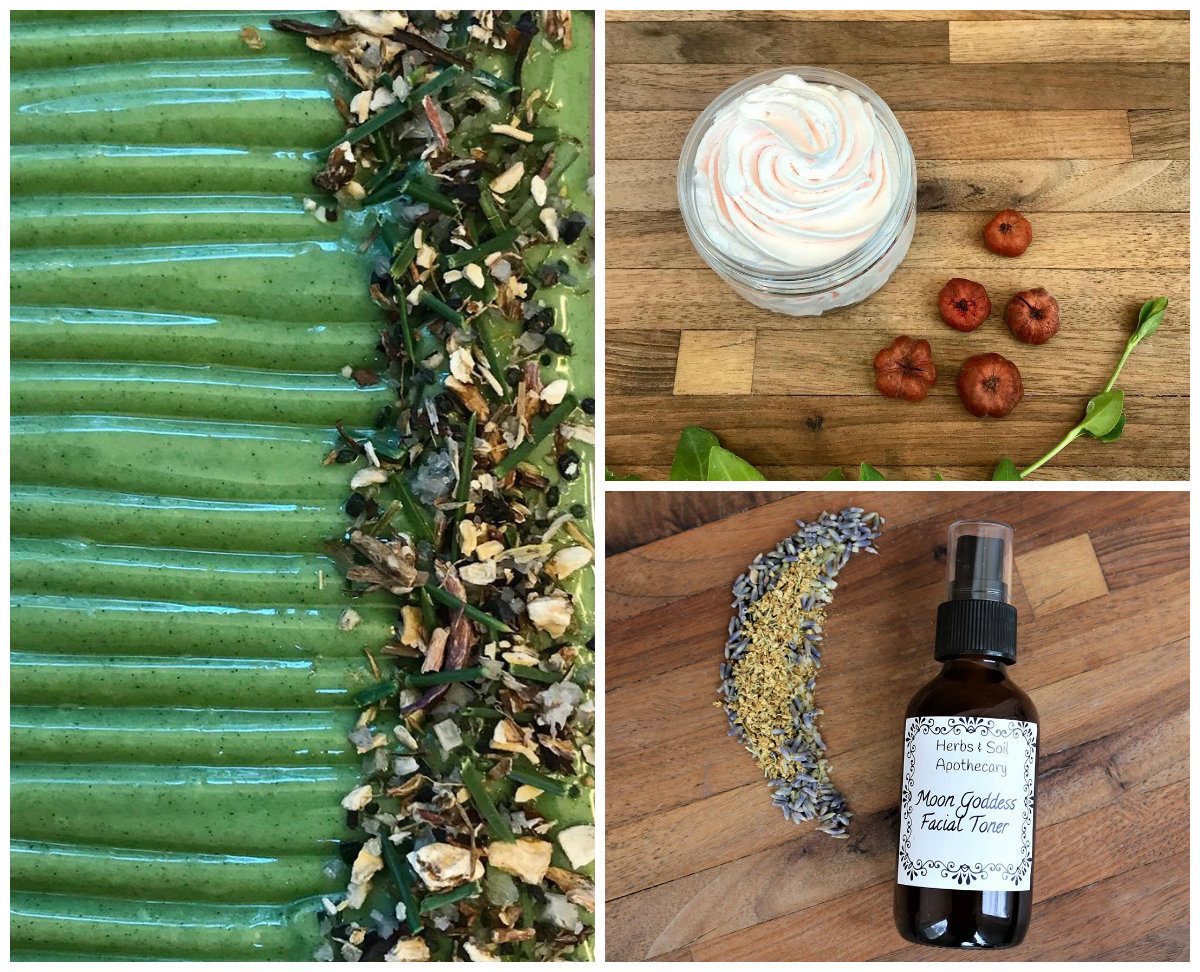 DIY bath
                and body by herbs and soil apothecary 