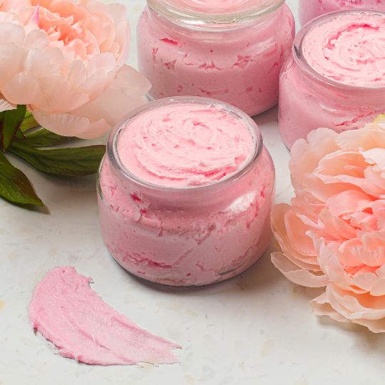 Pink Petals Whipped Body Scrub Project