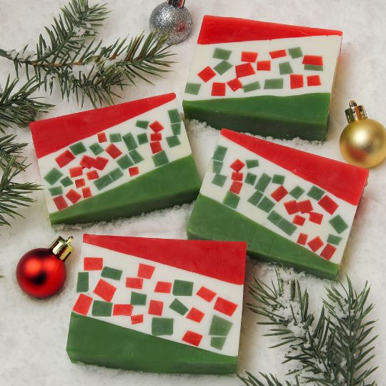 Christmas Confetti Soap Project