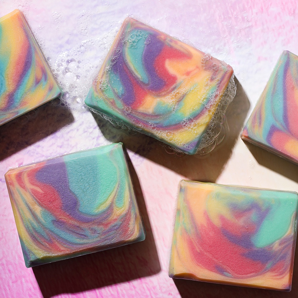 Rainbow Sherbet Soap Project image number null