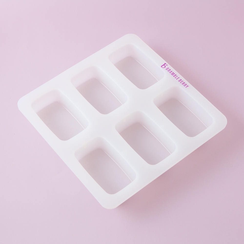 6 Cavity Rectangle Silicone Mold image number null